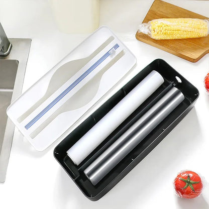 Dispenser Doble Film Y Aluminio De Pared Con Cortador