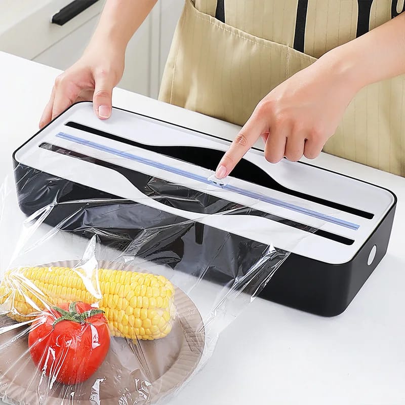 Dispenser Doble Film Y Aluminio De Pared Con Cortador