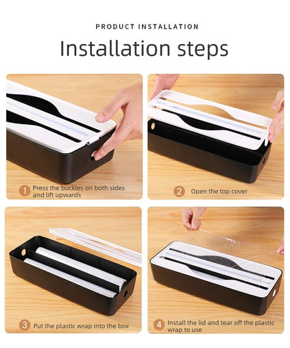Dispenser Doble Film Y Aluminio De Pared Con Cortador