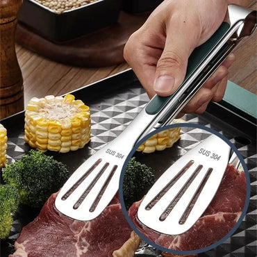 Pinza De Cocina Acero Inoxidable Multiuso Para Carne Y Ensalada