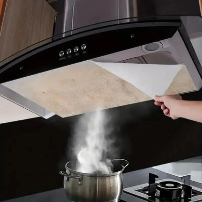12-Pack Heavy-Duty Range Hood Filters - Oil-Absorbing Mesh Covers for Kitchen Ventilation, Easy Install