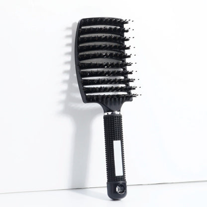 Detangling Hair Brush Women Bristle&Nylon Scalp Massage Comb Anti Static Wet Curly Hair Comb Hairdressing Combs Styling Tools