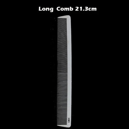 Brainbow 1PC Titanium Steel Comb Professional Salon Hair Hairdressing Anti-static Barbers Comb Ultra Thin Hair Brush for Men
