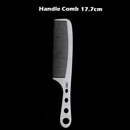 Brainbow 1PC Titanium Steel Comb Professional Salon Hair Hairdressing Anti-static Barbers Comb Ultra Thin Hair Brush for Men