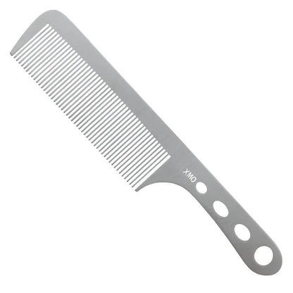 Brainbow 1PC Titanium Steel Comb Professional Salon Hair Hairdressing Anti-static Barbers Comb Ultra Thin Hair Brush for Men