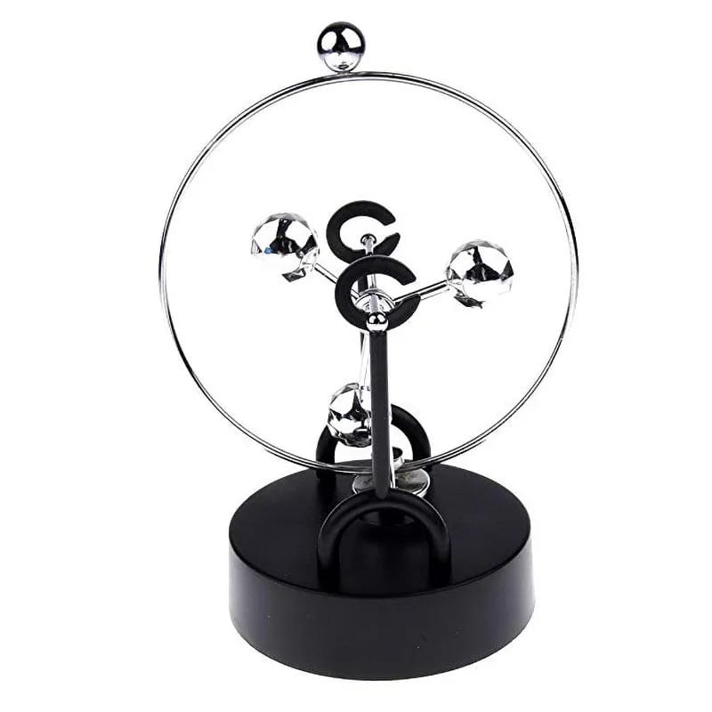 Creative Metal Magnetic Swinger Perpetual Motion Chaos Pendulum Science Lovers Desk Decor Unique Gift Idea figurine angel desk