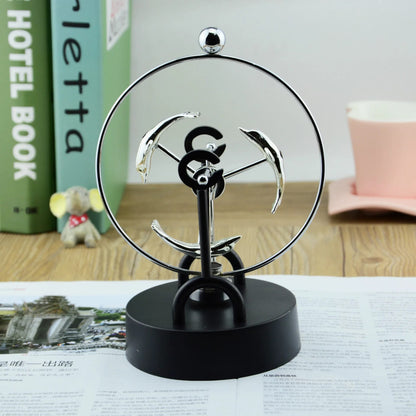 Creative Metal Magnetic Swinger Perpetual Motion Chaos Pendulum Science Lovers Desk Decor Unique Gift Idea figurine angel desk