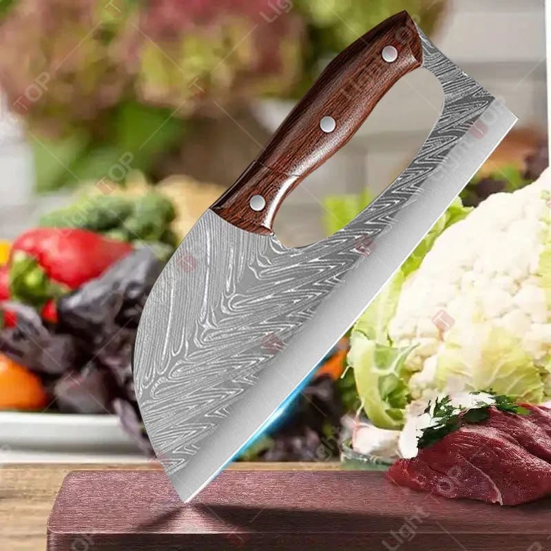 7.8inch Kitchen Knife Multifunctional Effort Saving Knives Household Chopping Knife Meat Cleaver Butcher Knife Kitchen Supplies