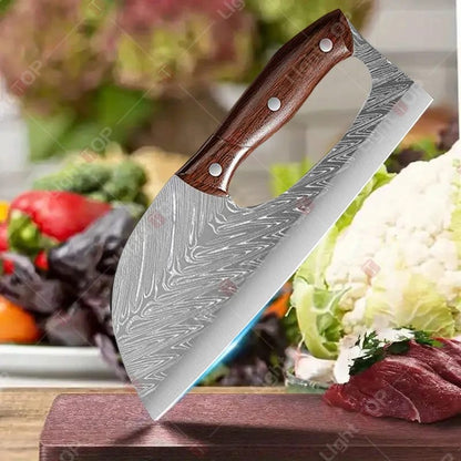 7.8inch Kitchen Knife Multifunctional Effort Saving Knives Household Chopping Knife Meat Cleaver Butcher Knife Kitchen Supplies