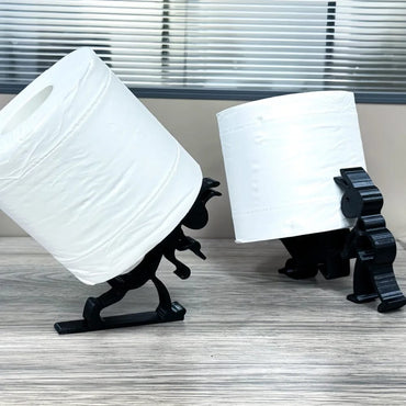 Portarrollos De Papel Higiénico Diseño Animal Lindo Organizador De Baño Minimalista Regalo Decorativo