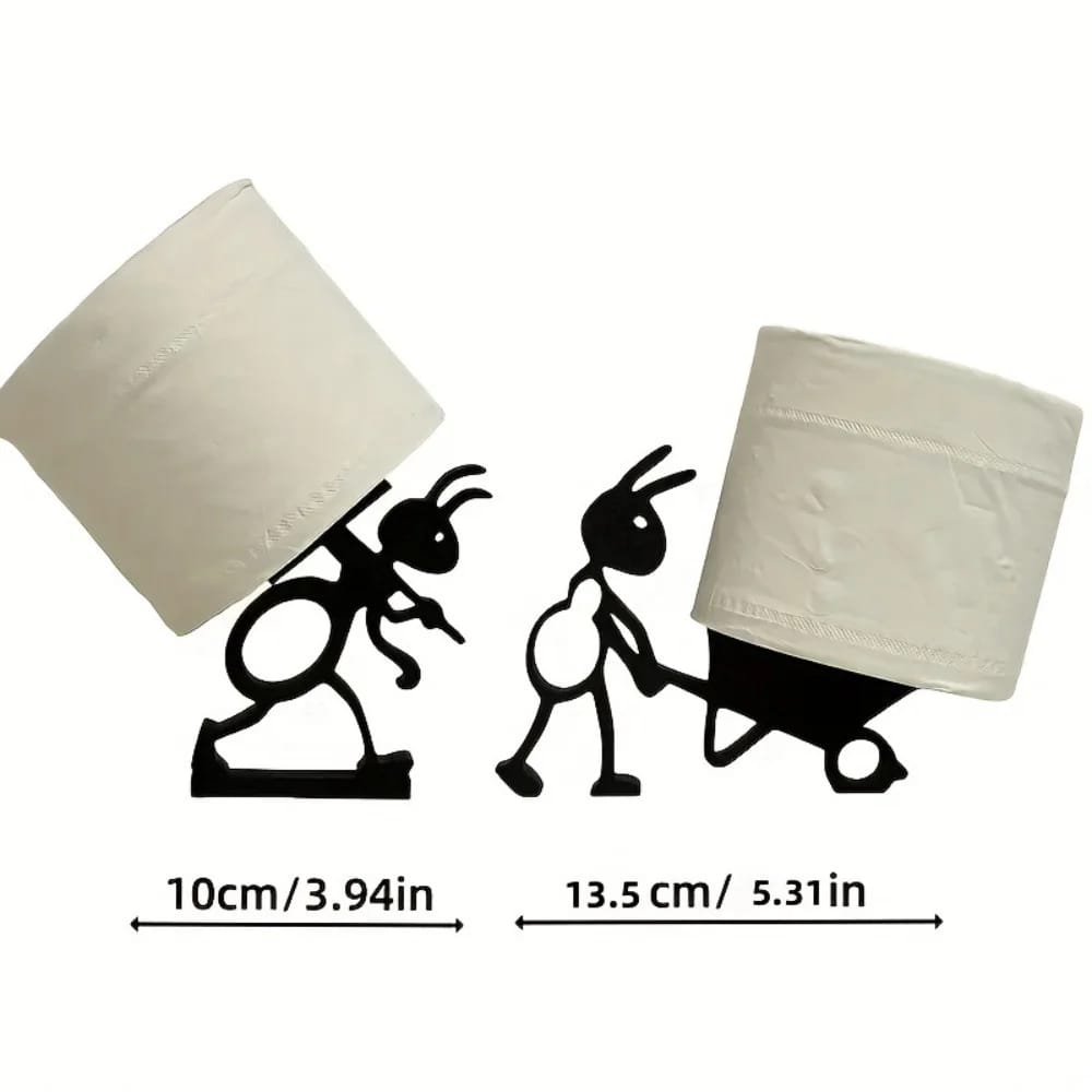 Portarrollos De Papel Higiénico Diseño Animal Lindo Organizador De Baño Minimalista Regalo Decorativo
