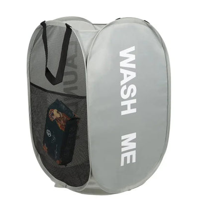 Cesto De Ropa Plegable De Malla Organizador Lavable De Baño