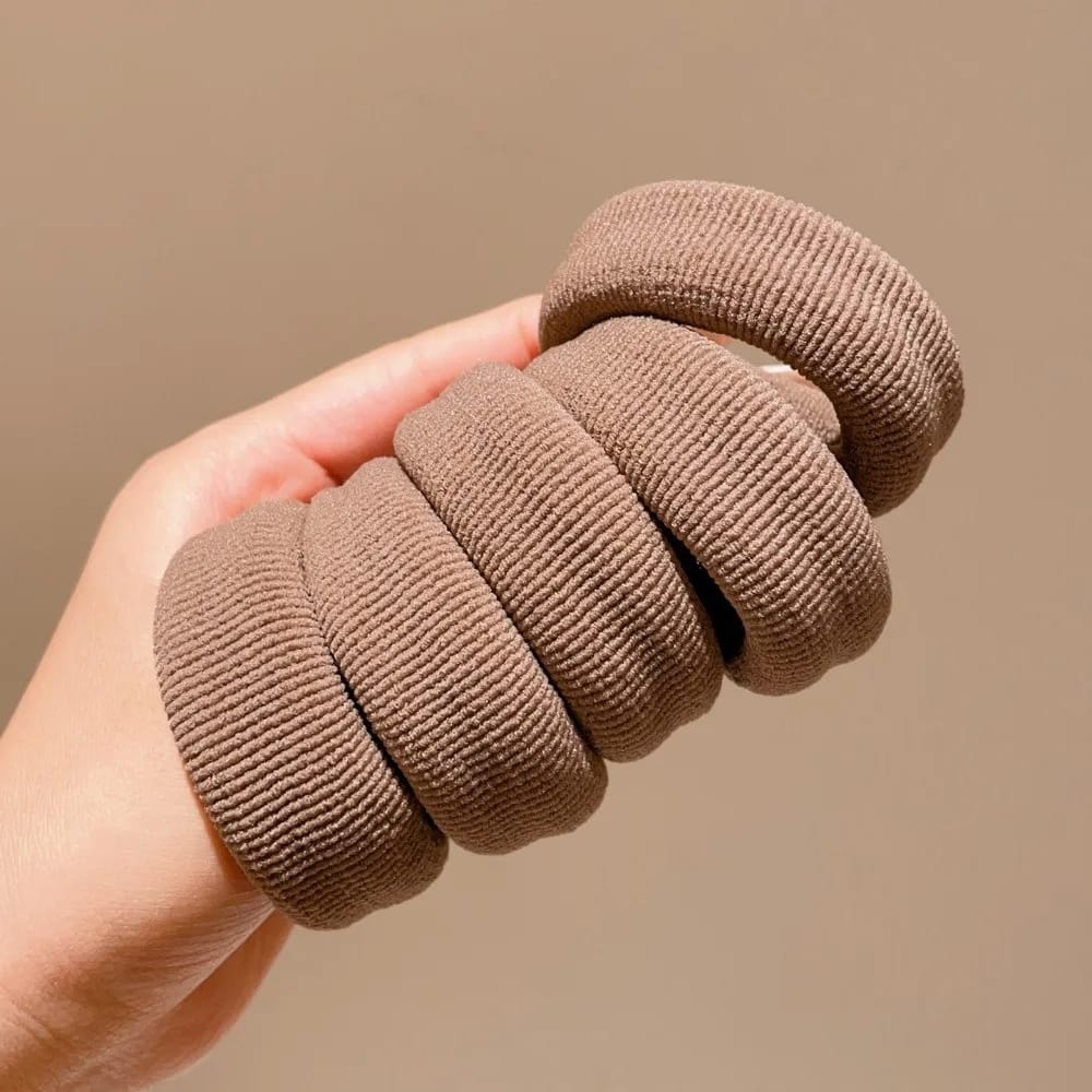 Colitas De Pelo Gruesas Elásticas Scrunchies Mujer