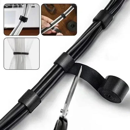 Organizador De Cables Velcro  Sujeta Cables Celular Mouse
