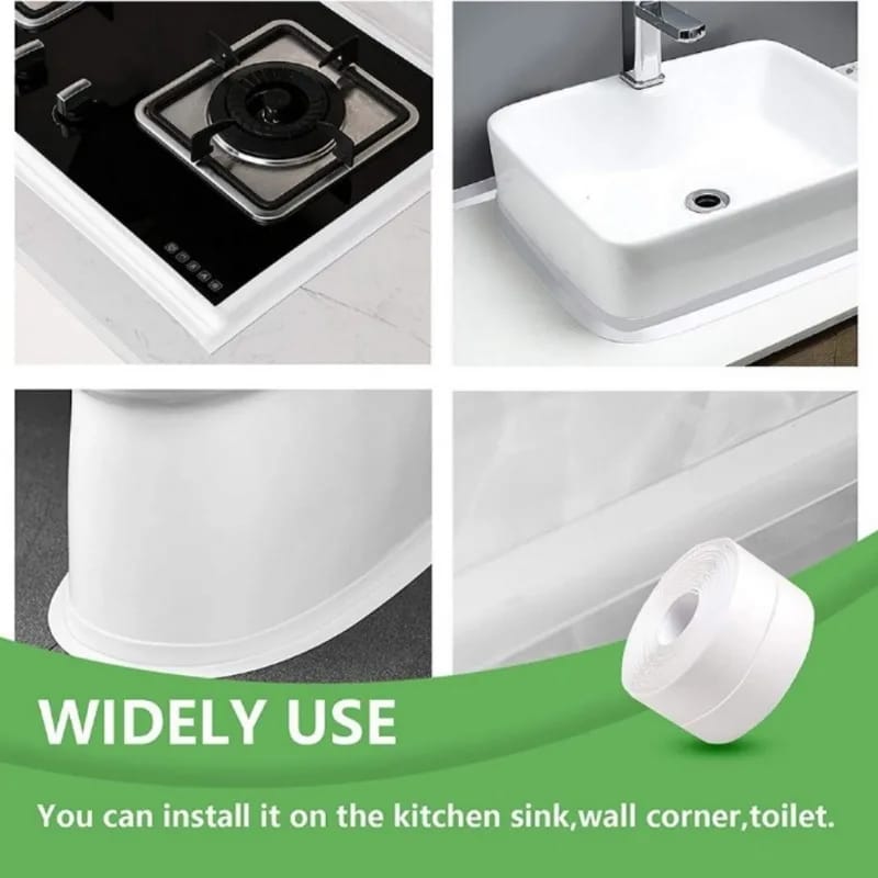 Cinta Selladora Impermeable Baño Antimoho Autoadhesiva 