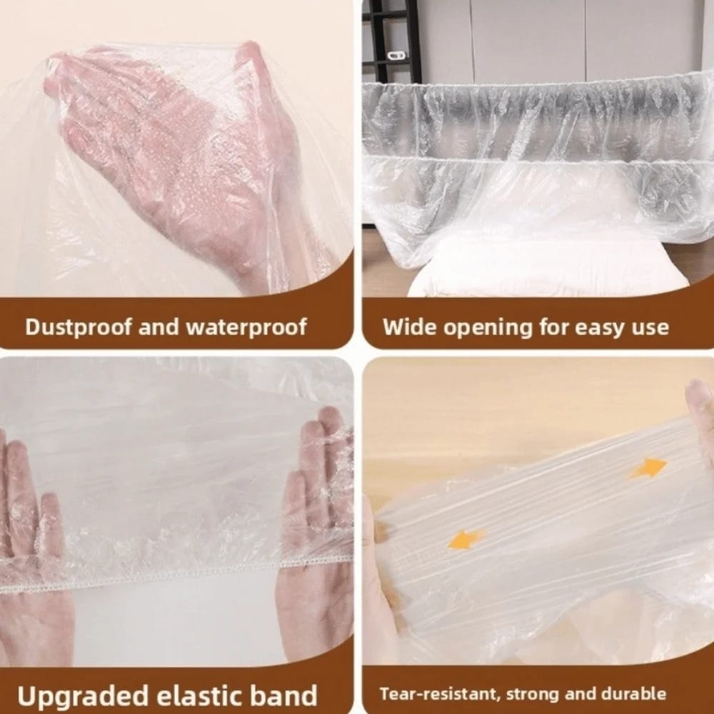 Fundas Antipolvo Desechables Transparentes Impermeables Grandes