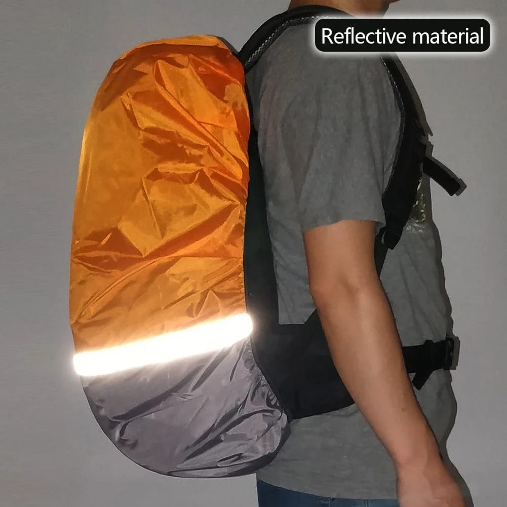 Funda Mochila Impermeable Con Reflectante Para Ciclismo Y Trekking