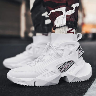 Zapatillas De Hombre Con Plataforma Transpirables Y Amortiguación
