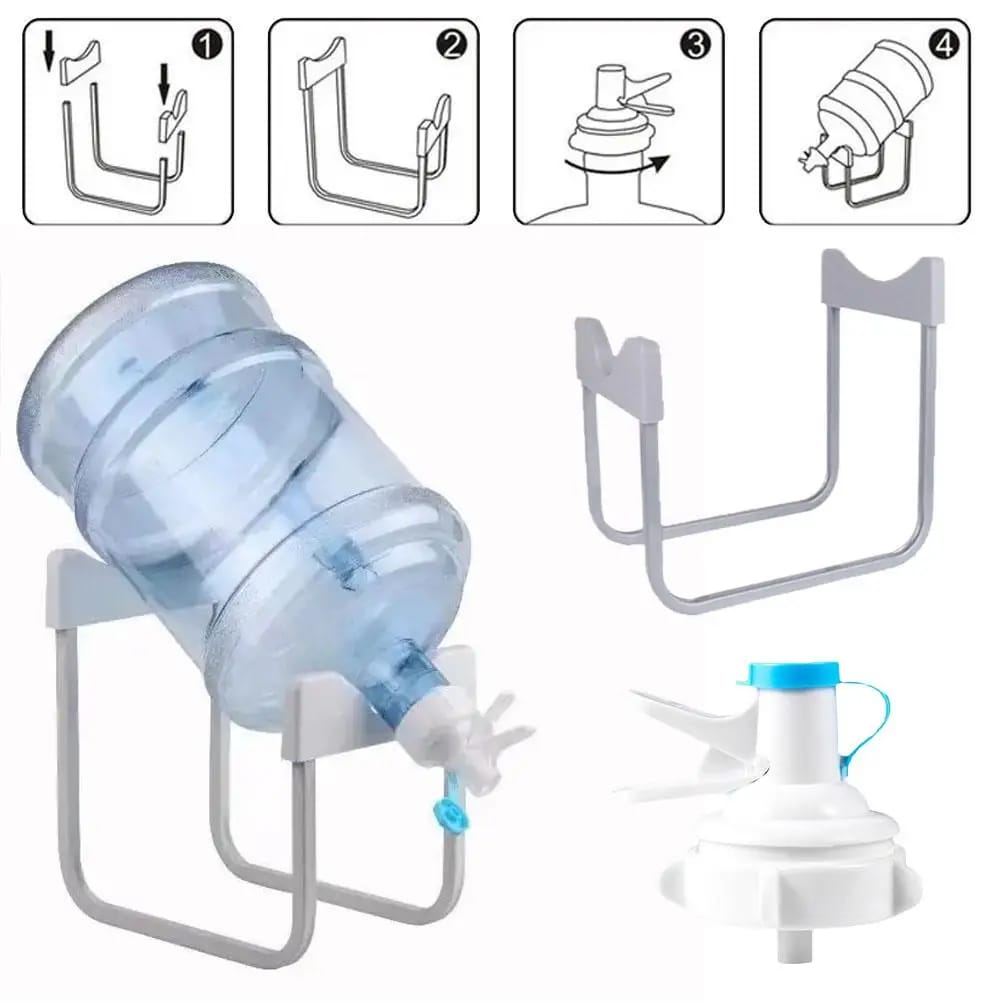 Soporte Plegable Para Garrafón De Agua Con Grifo Manual