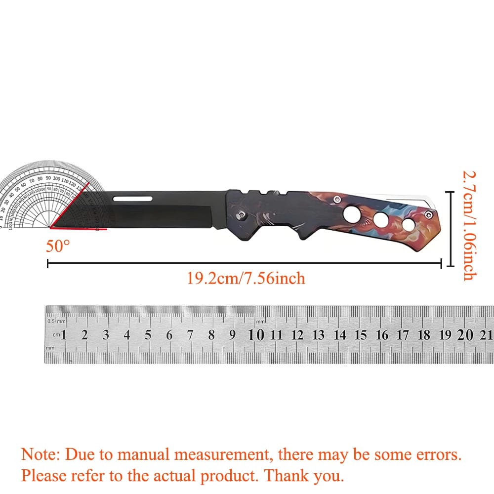 Cuchillo Plegable De Acero Inoxidable Para Pelar Frutas