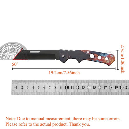 Cuchillo Plegable De Acero Inoxidable Para Pelar Frutas