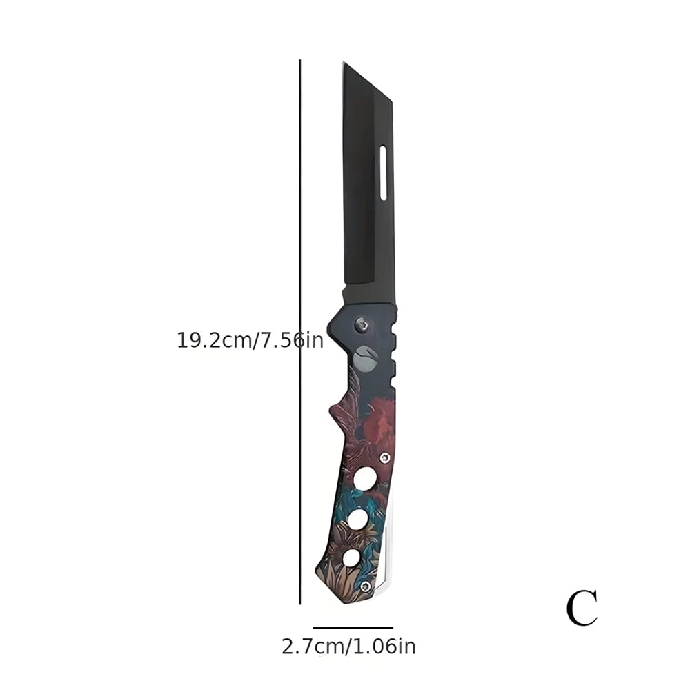 Cuchillo Plegable De Acero Inoxidable Para Pelar Frutas