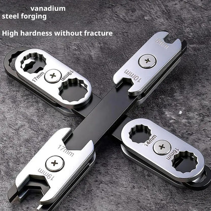 Llave Torx Universal 8 En 1 Rotativa 360° Para Mecánica