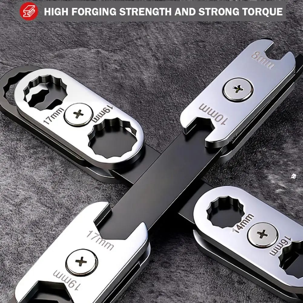 Llave Torx Universal 8 En 1 Rotativa 360° Para Mecánica