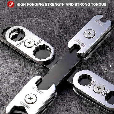Llave Torx Universal 8 En 1 Rotativa 360° Para Mecánica
