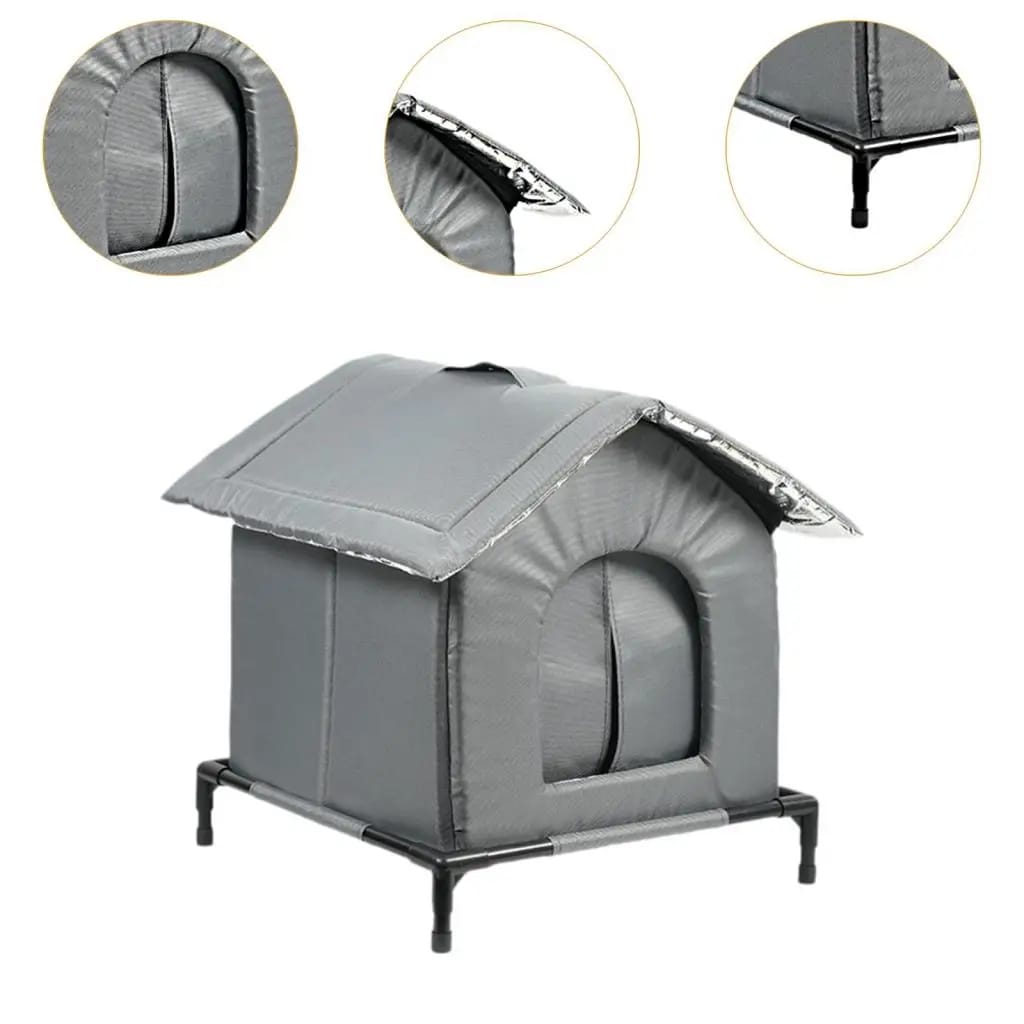 Casa Para Gatos De Exterior Térmica E Impermeable Para Invierno