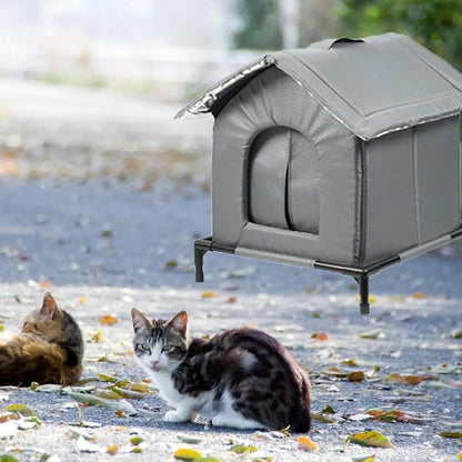 Casa Para Gatos De Exterior Térmica E Impermeable Para Invierno