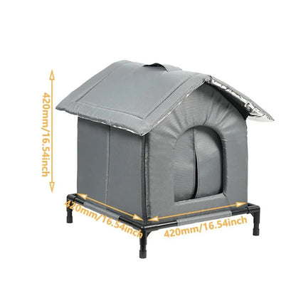 Casa Para Gatos De Exterior Térmica E Impermeable Para Invierno