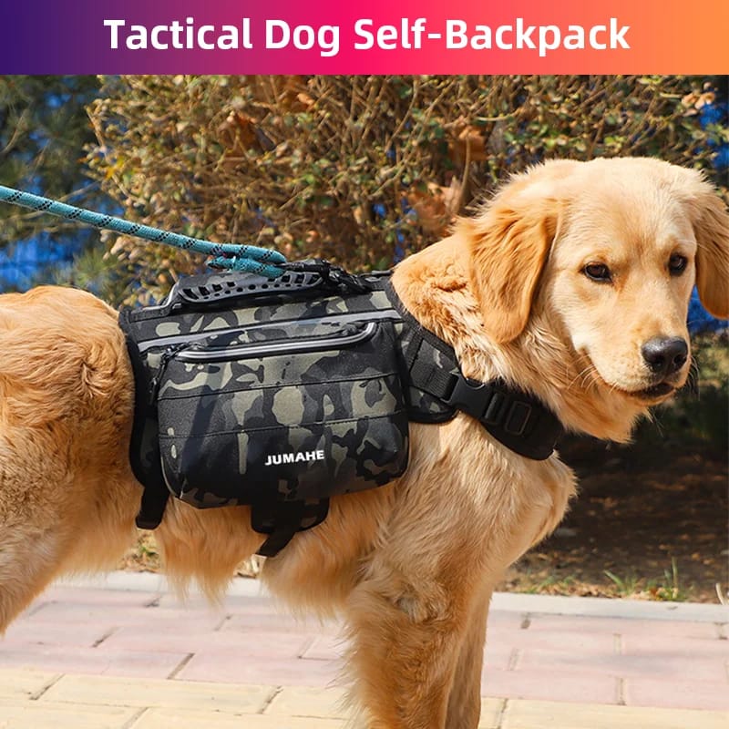 Arnés Mochila Reflectante Para Perros Medianos Y Grandes