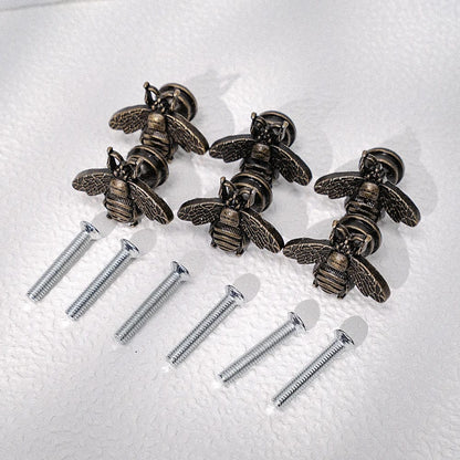 Tiradores Retro De Metal En Forma De Abeja Para Cajones