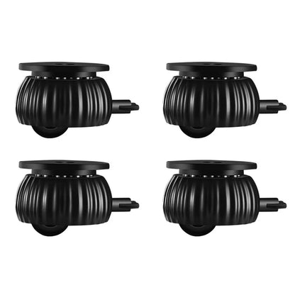 Rueditas Muebles Con Freno Adhesivas 360° Plástico
