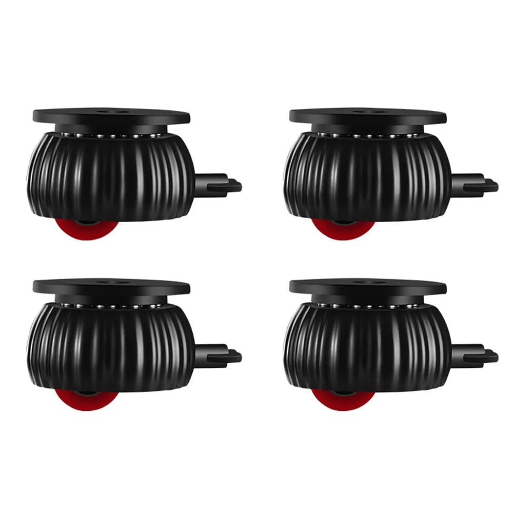 Rueditas Muebles Con Freno Adhesivas 360° Plástico