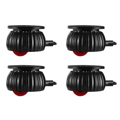 Rueditas Muebles Con Freno Adhesivas 360° Plástico