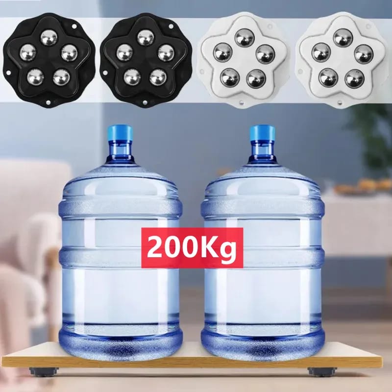 Ruedas Muebles Autoadhesivas  Silenciosas 200kg