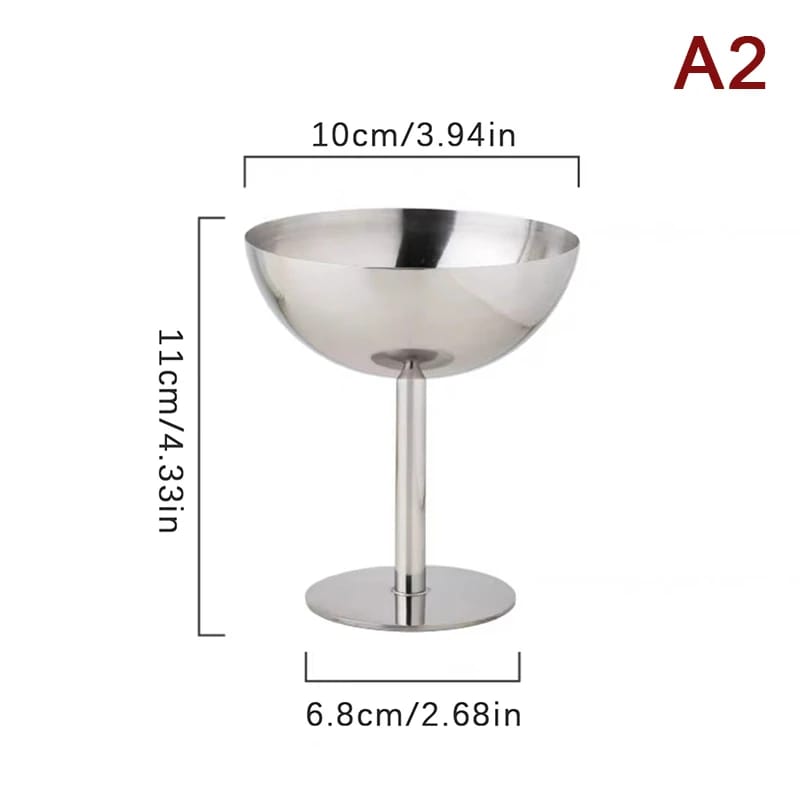 Copa SM Acero Inoxidable Premium Bebidas Helados