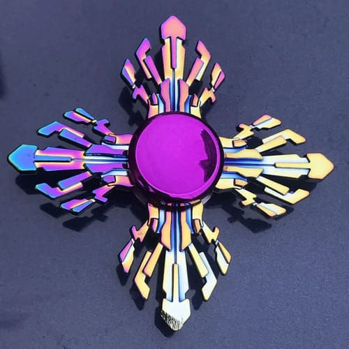 Spinner tornasolado