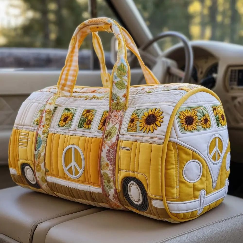 Bolso de Viaje Acolchado con Correa Ajustable y Gran Capacidad. Diseño 3D Acolchado. Ideal como Bolso de Mano o para Viajes Cortos.