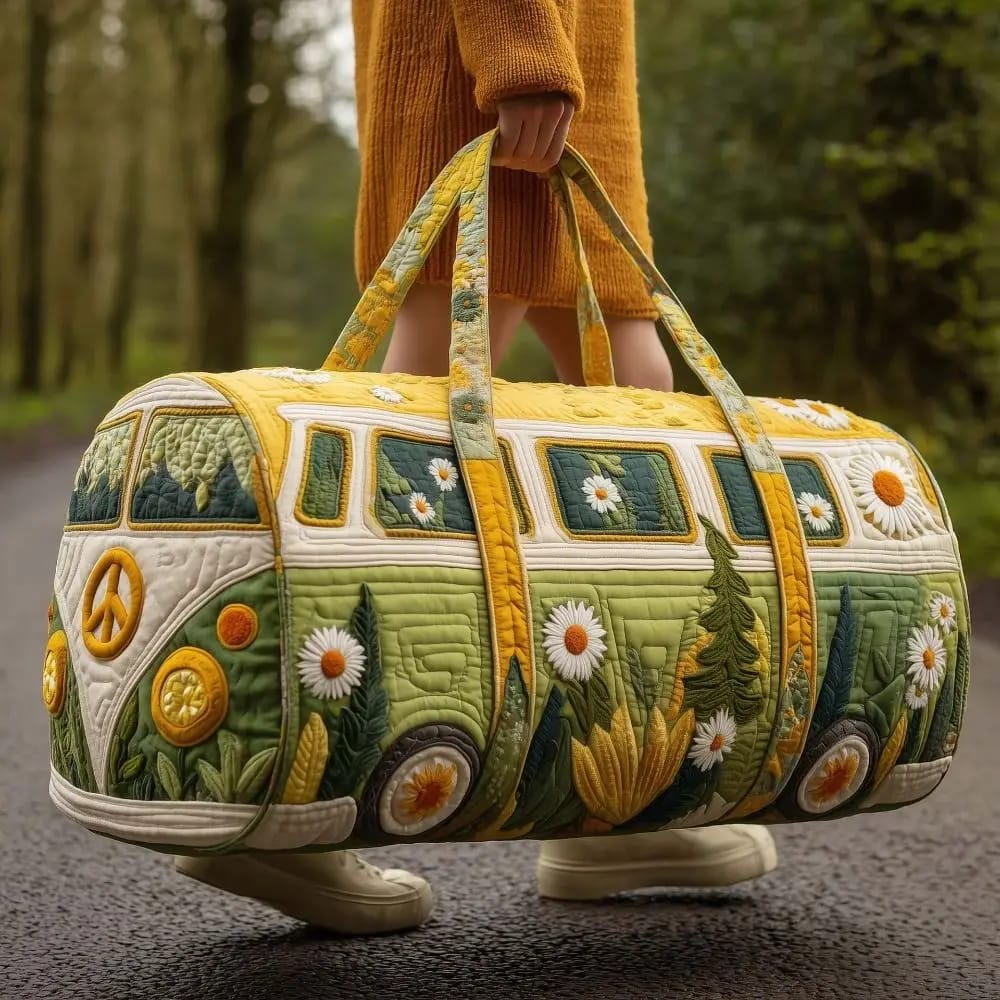 Bolso de Viaje Acolchado con Correa Ajustable y Gran Capacidad. Diseño 3D Acolchado. Ideal como Bolso de Mano o para Viajes Cortos.