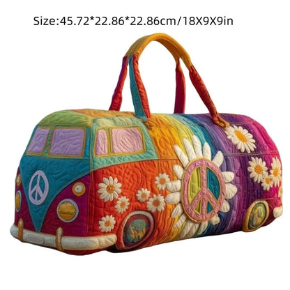 Bolso de Viaje Acolchado con Correa Ajustable y Gran Capacidad. Diseño 3D Acolchado. Ideal como Bolso de Mano o para Viajes Cortos. - SD