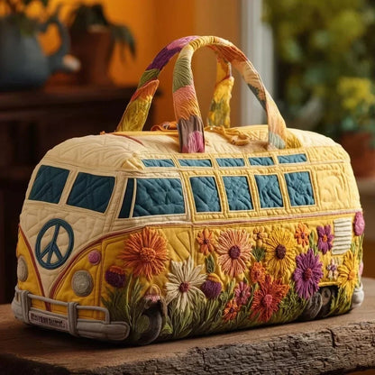 Bolso de Viaje Acolchado con Correa Ajustable y Gran Capacidad. Diseño 3D Acolchado. Ideal como Bolso de Mano o para Viajes Cortos.