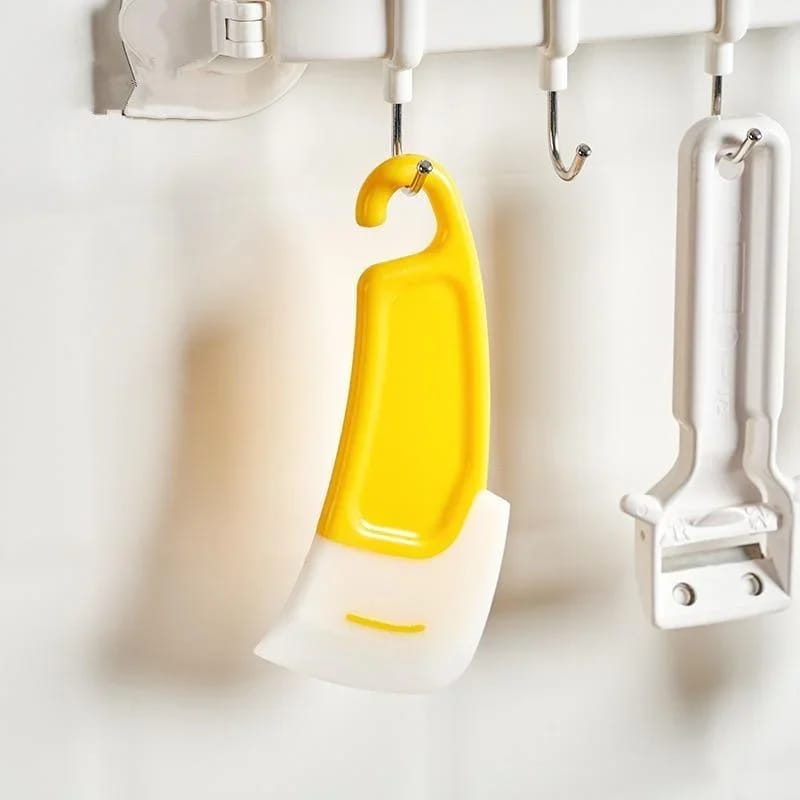 Espátula Raspador de Cocina con Hoja Blanda para Limpiar Sartenes, Ollas y Utensilios. Herramienta Multiuso para Cocinar y Hornear.