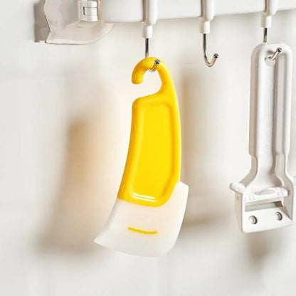 Espátula Raspador de Cocina con Hoja Blanda para Limpiar Sartenes, Ollas y Utensilios. Herramienta Multiuso para Cocinar y Hornear.