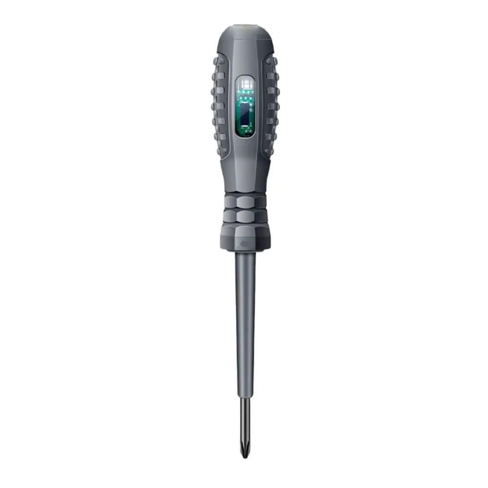 Destornillador Tester Electricista Multifuncional AC Sin Contacto Lápiz Probador de Voltaje 70-600V con Luces de Inducción Rojas y Verdes