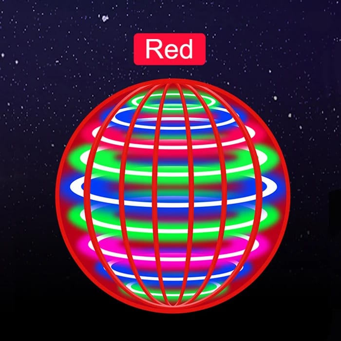 Bola Voladora Mágica Automática con Luces LED. Juguete Interactivo Flotante Tipo OVNI. Ideal para Niños y Regalo.