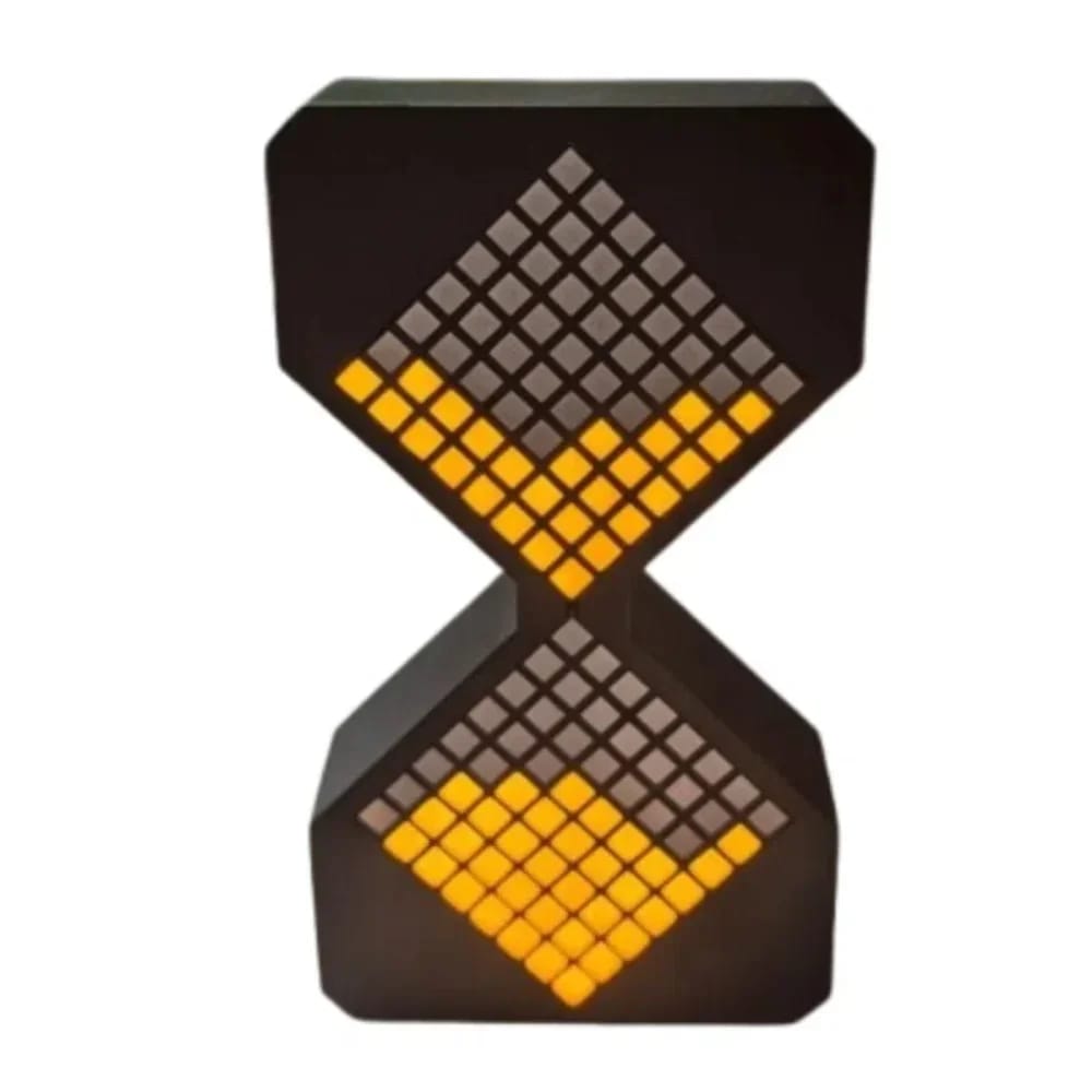 Reloj de Arena Electrónico LED Cyber Style con Temporizador Digital de 1-30 Minutos y Sensor de Gravedad. Decoración Tecnológica para Hogar.