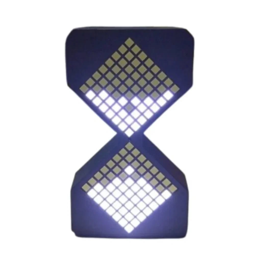 Reloj de Arena Electrónico LED Cyber Style con Temporizador Digital de 1-30 Minutos y Sensor de Gravedad. Decoración Tecnológica para Hogar.